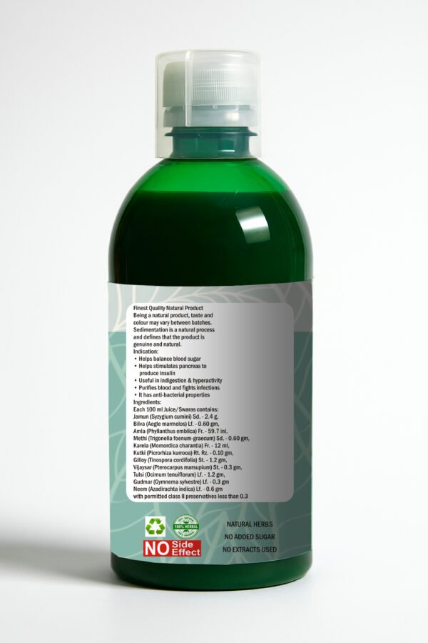 Shivaram Herbal & Ayurveda – Karela Jamun Neem Juice - Image 3